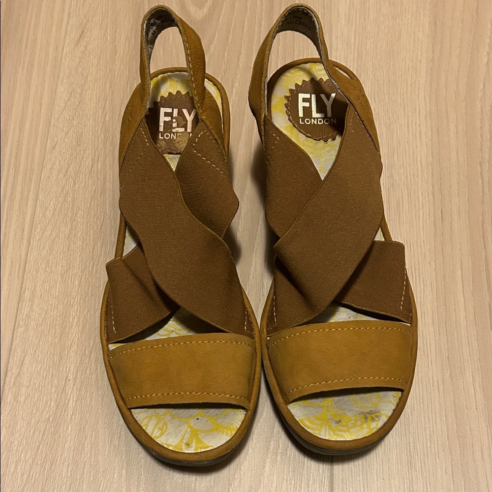 FLY London Women's Tan Sandals
